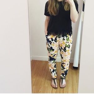J. Crew Cove Floral Drawstring Pant